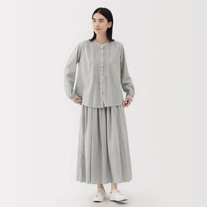 Muji Cotton Voile Gathered Skirt